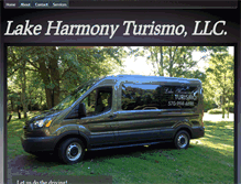 Tablet Screenshot of lakeharmonyturismo.com